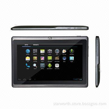 7-inch Tablet PCs with Boxchip A13 (Supports Wi-Fi), 3,000mAh Battery Capacity